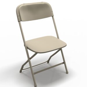 Beige Folding Chair