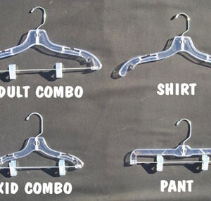 Shirt Hangers (Clear and Black)