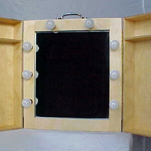 Suitcase Mirror Wood